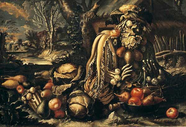 aus einer Serie der Vier Jahreszeiten, Giuseppe Arcimboldo